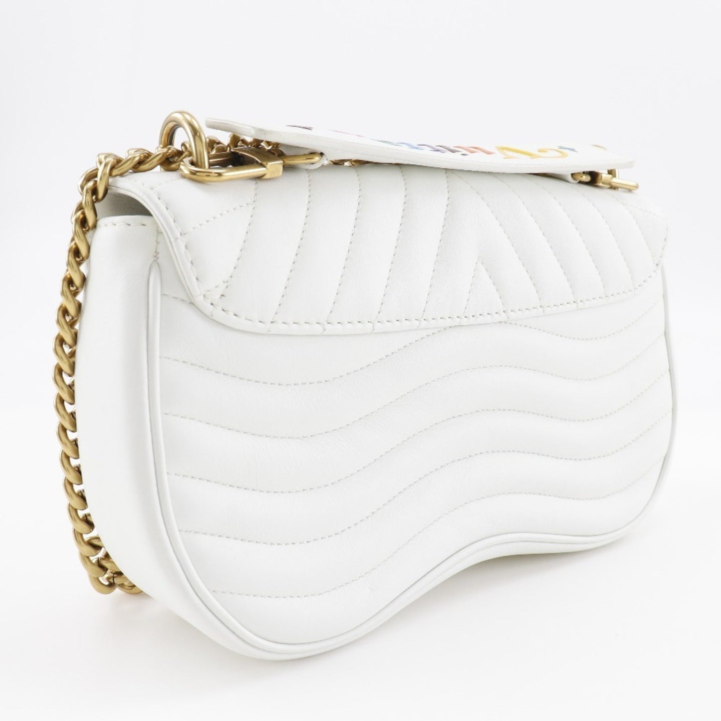 Louis Vuitton White Leather Shoulder Bag