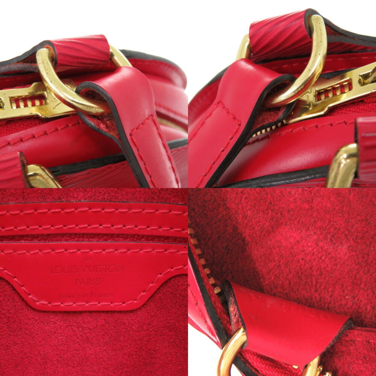 Louis Vuitton Epi Castilian Red Epi Leather Backpack