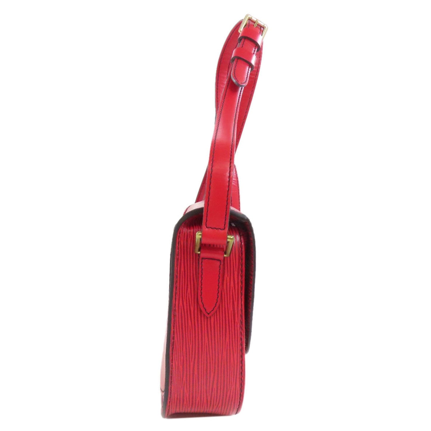 Louis Vuitton Red Color Epi Leather Shoulder Bag