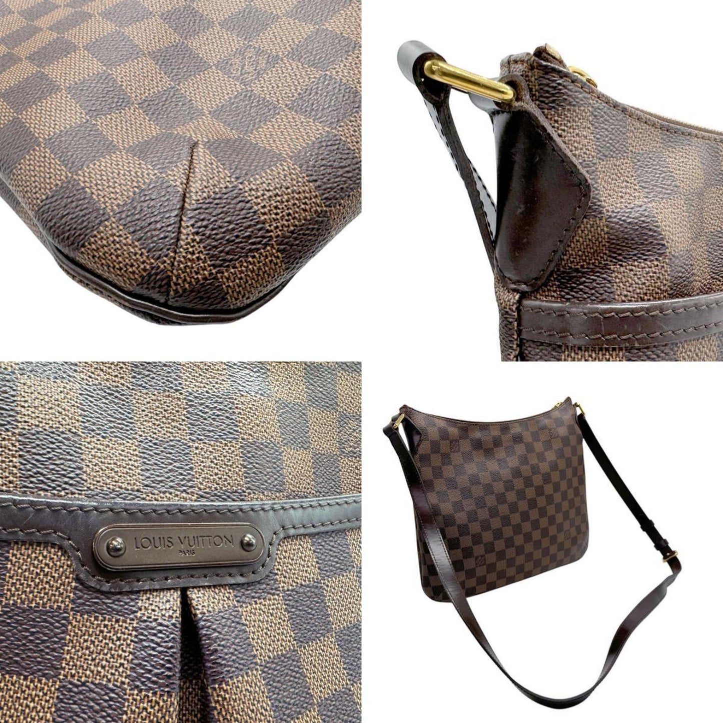 Louis Vuitton Brown Ebene Damier Canvas Shoulder Bag