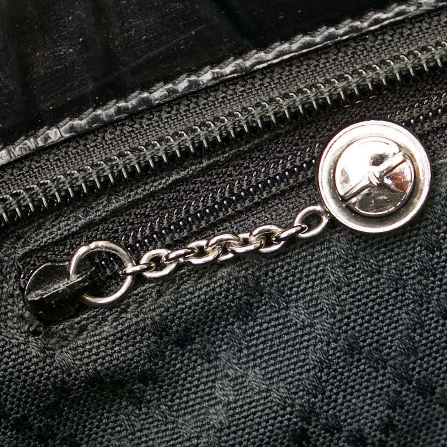 Gucci Black Canvas Handbag Tote Bag
