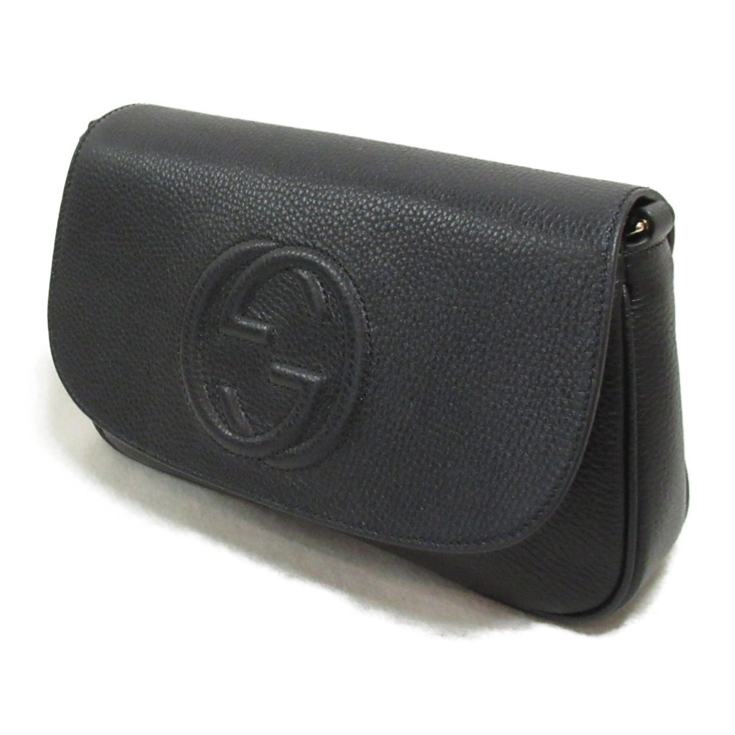 Gucci Black Leather Shoulder Bag