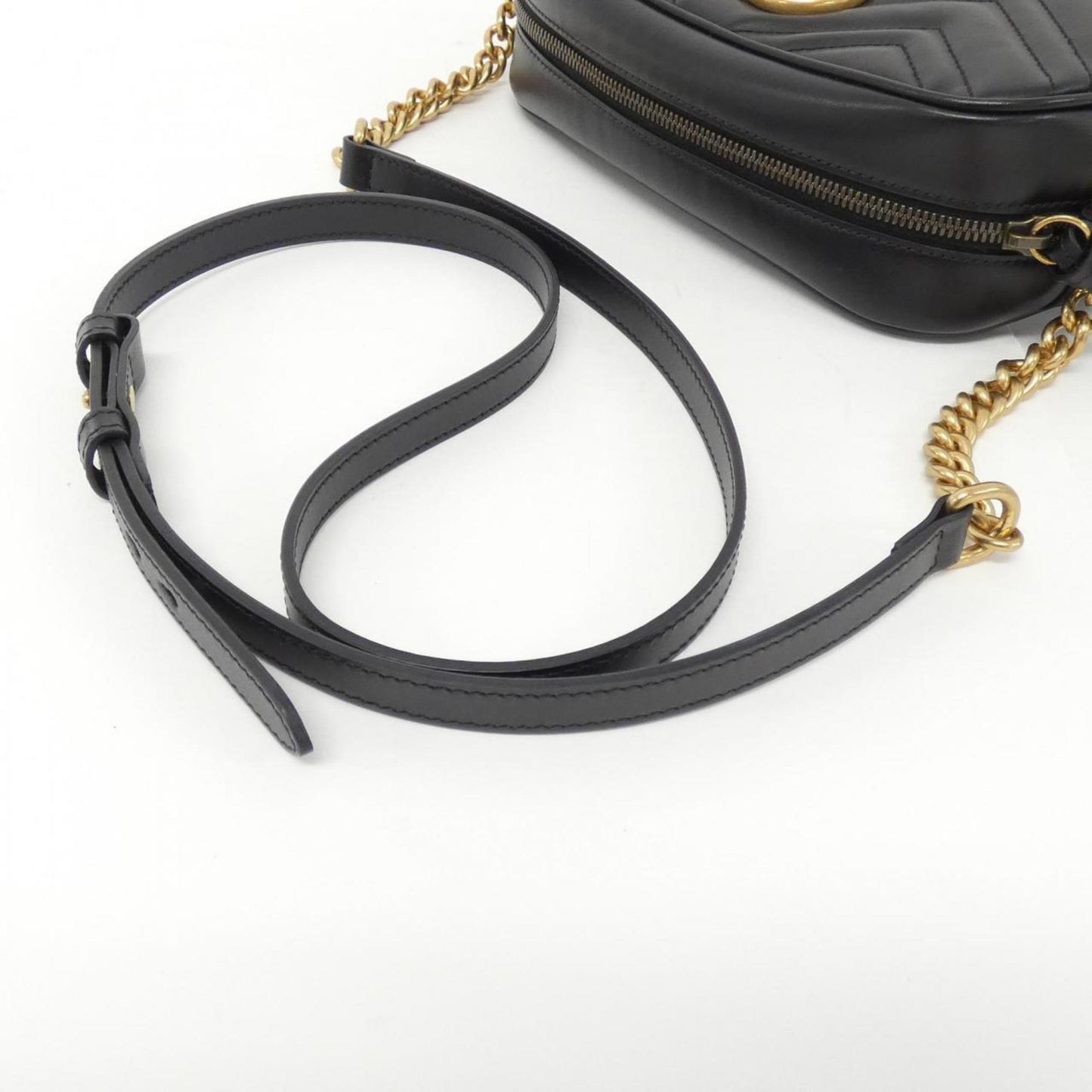 Gucci Gg Marmont Black Quilting Leather Shoulder Bag
