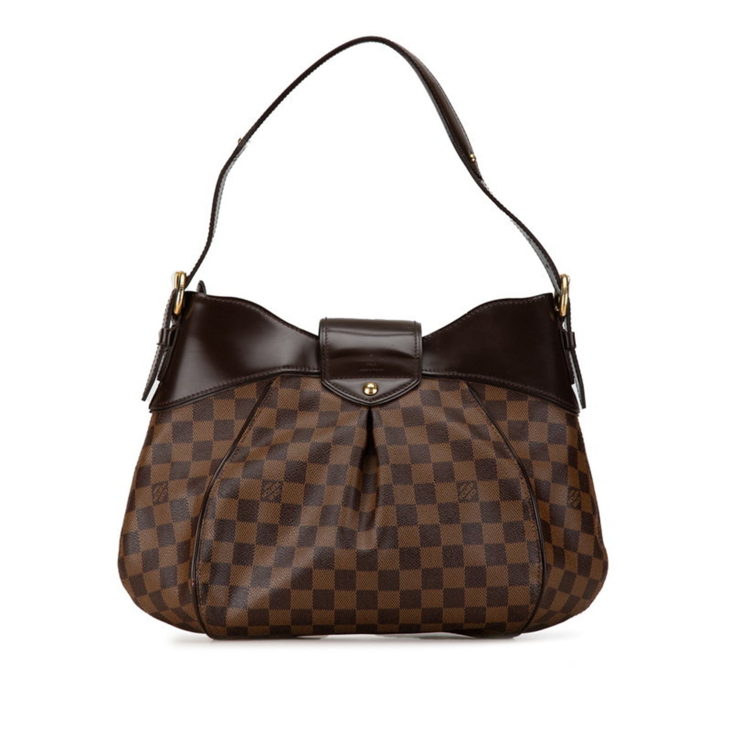 Louis Vuitton Brown Pvc Leather Shoulder Bag