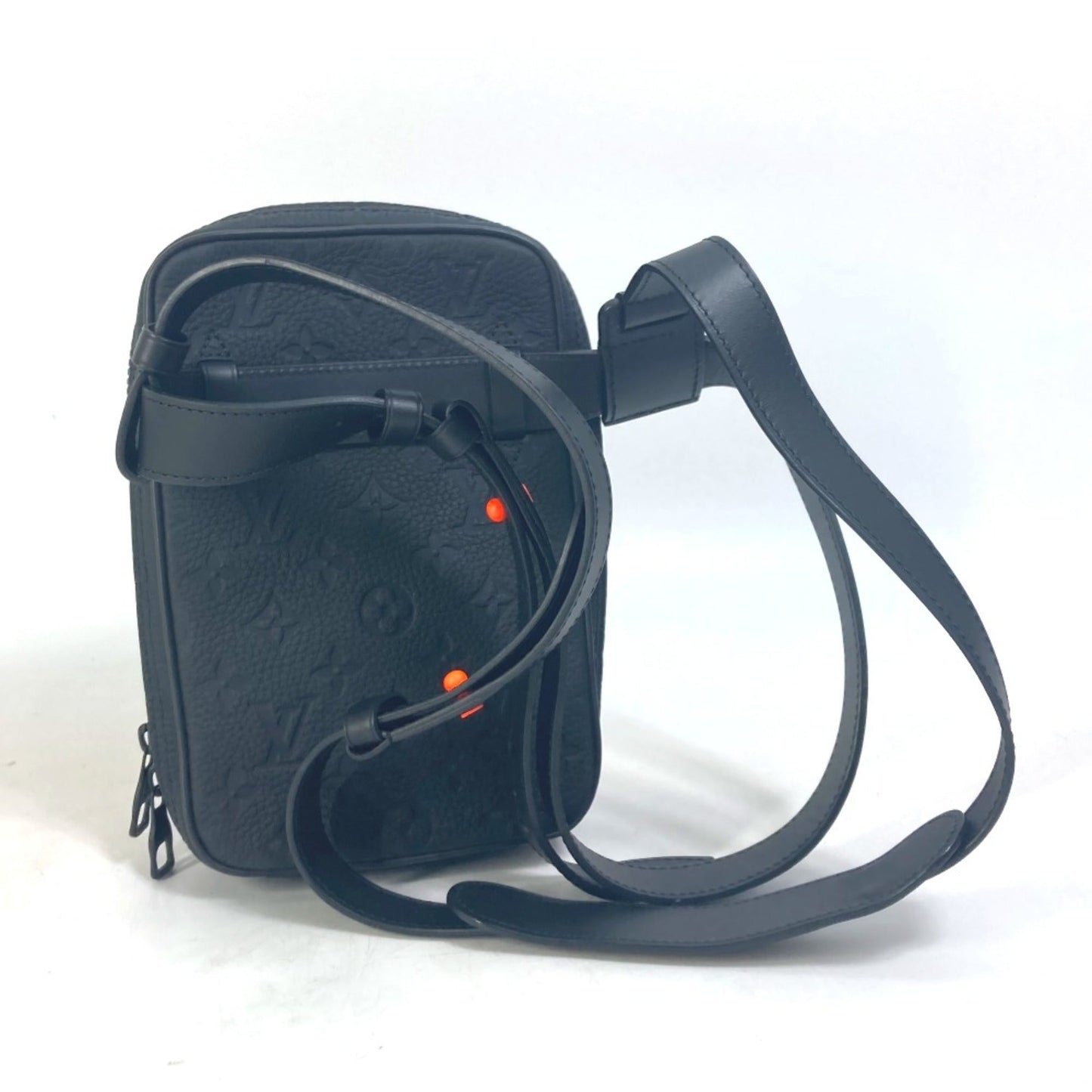 Louis Vuitton Black Leather Shoulder Bag