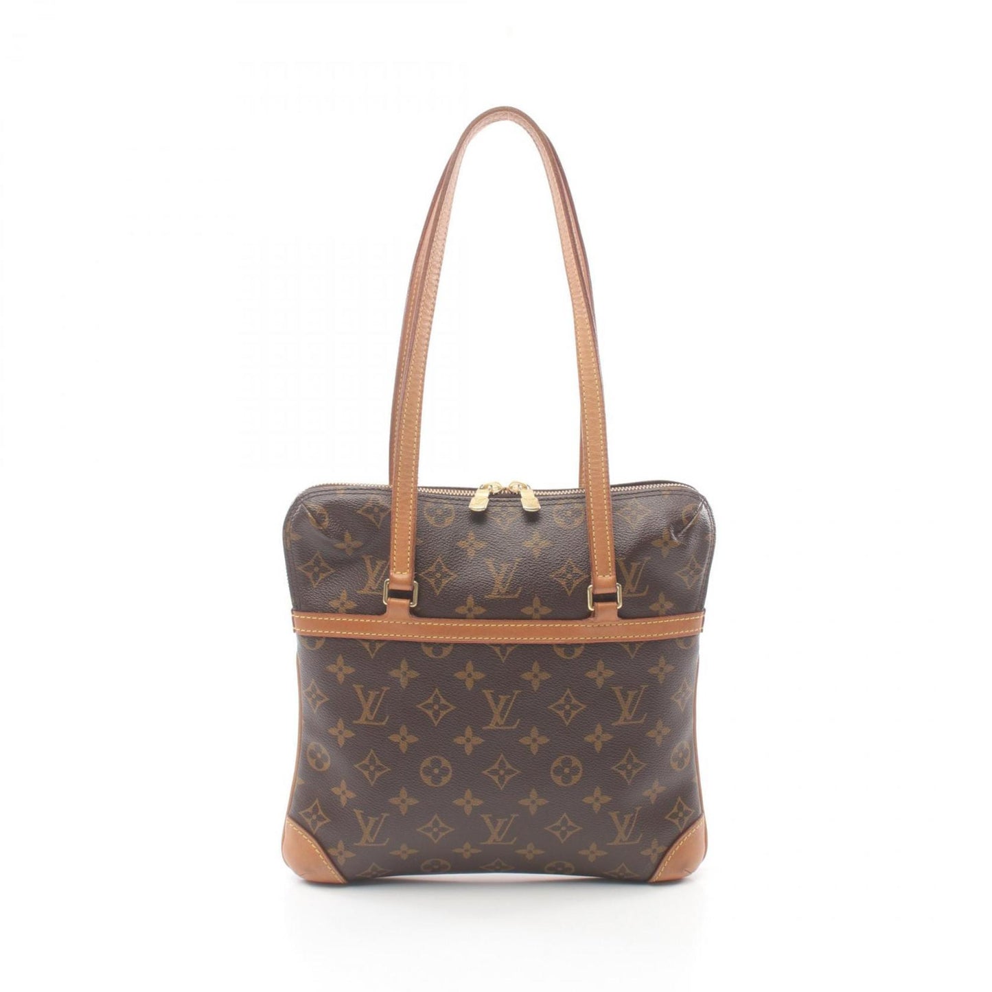 Louis Vuitton Brown Pvc Leather Shoulder Bag