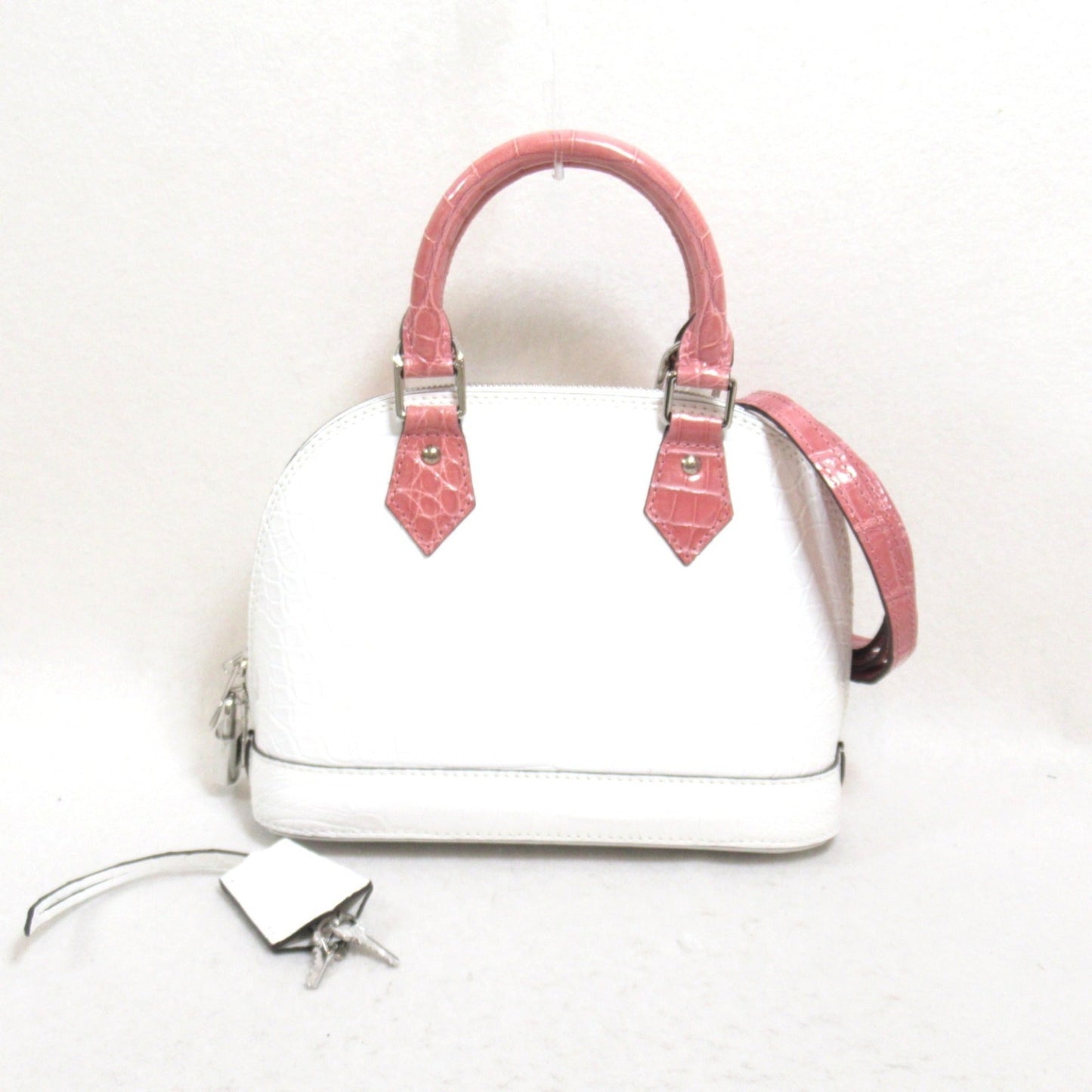 Louis Vuitton White Coated Canvas Pvc Shoulder Bag