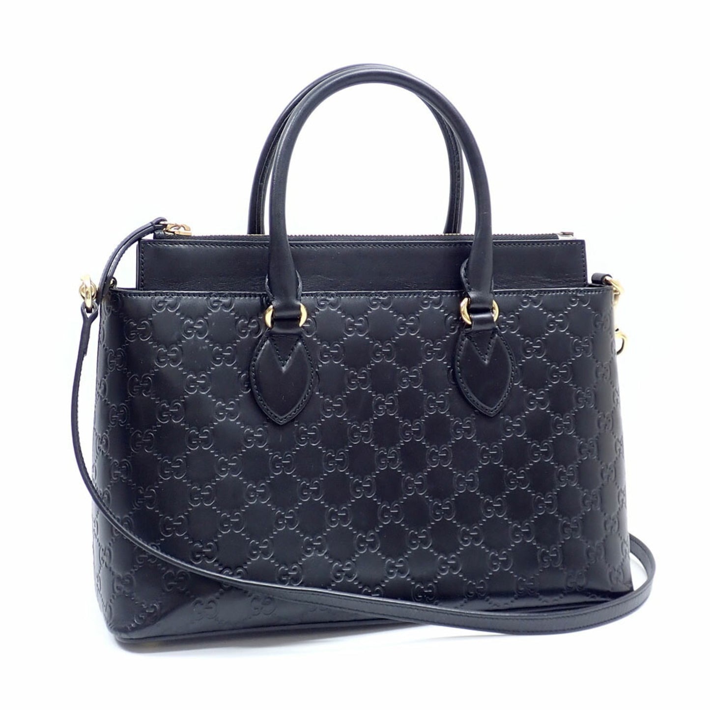 Gucci Black Leather Handbag