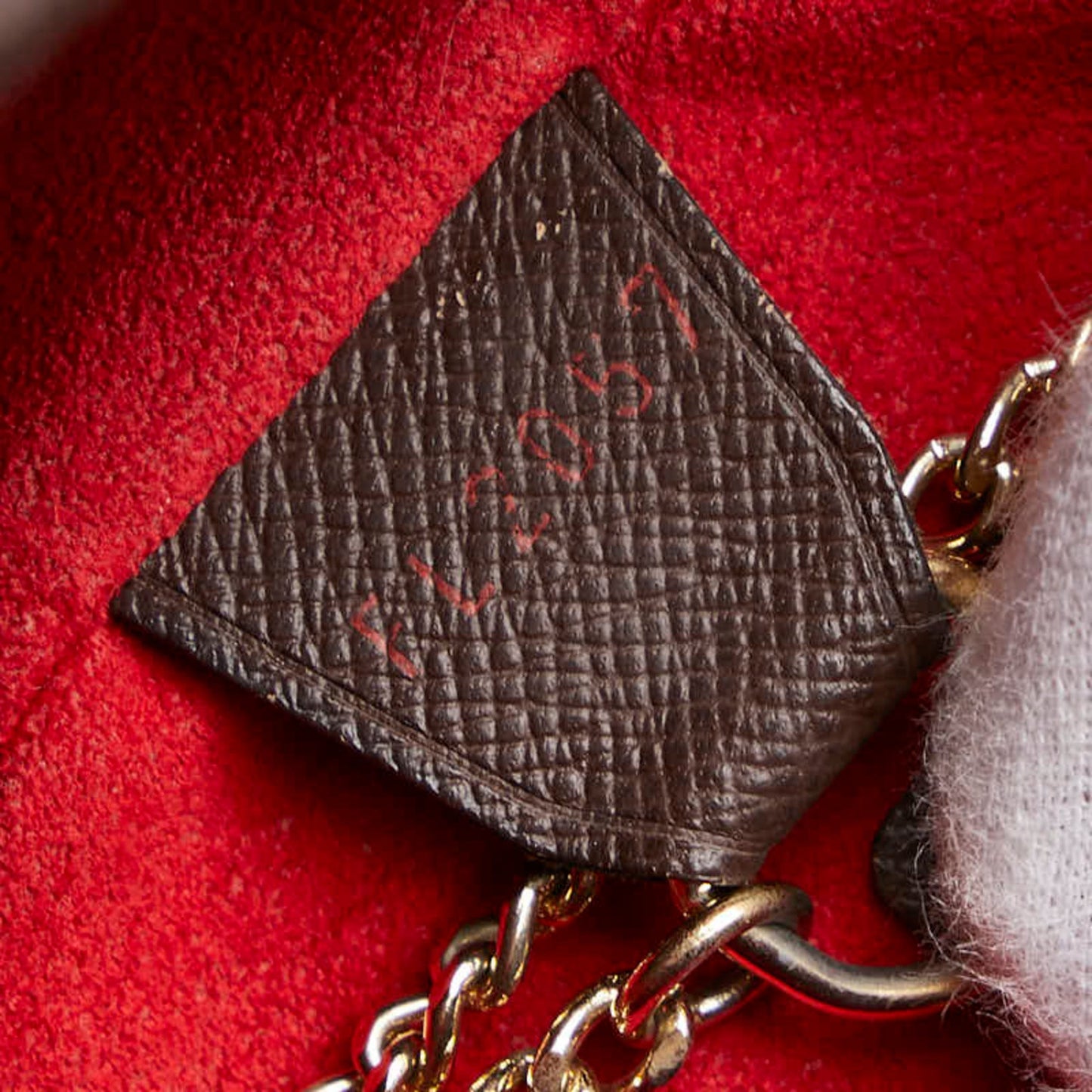 Louis Vuitton Brown Pvc Leather Shoulder Bag Tote Bag