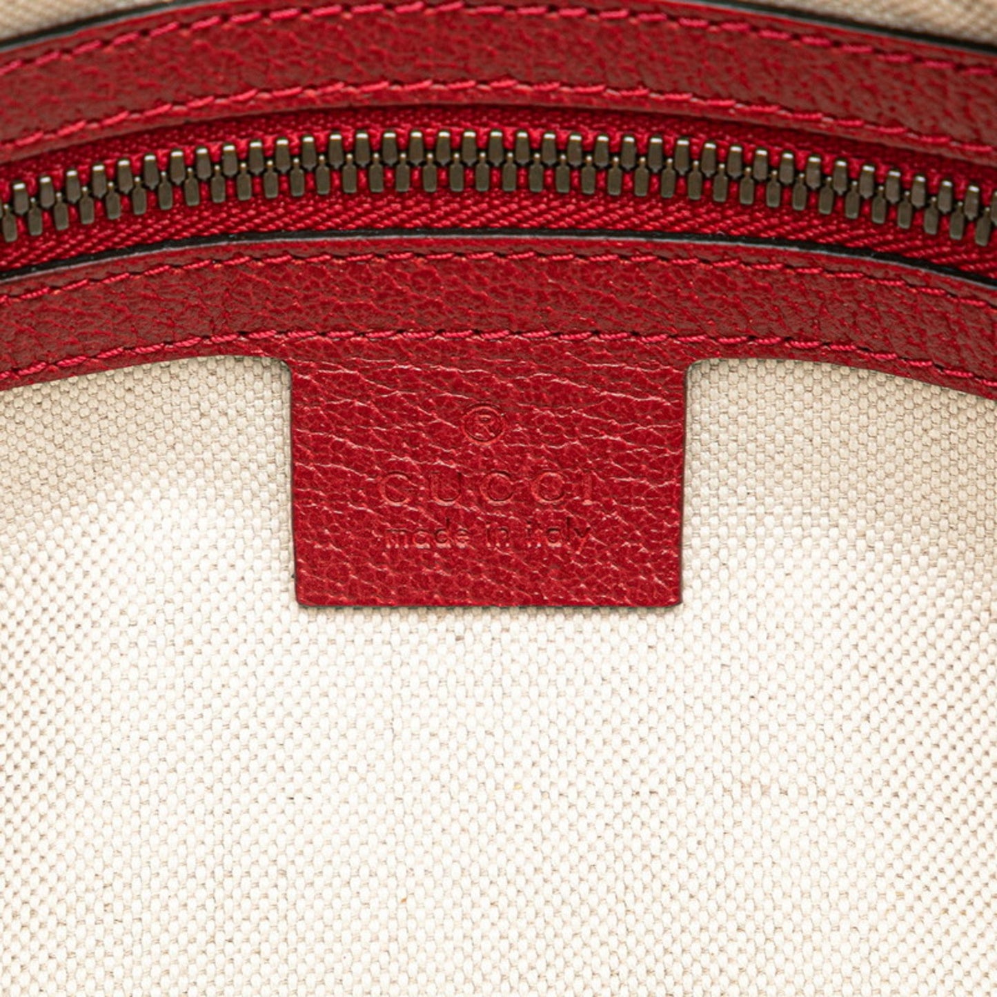 Gucci Multi-Color Red Color Canvas Leather Fanny Pack Pochette Sling Bag