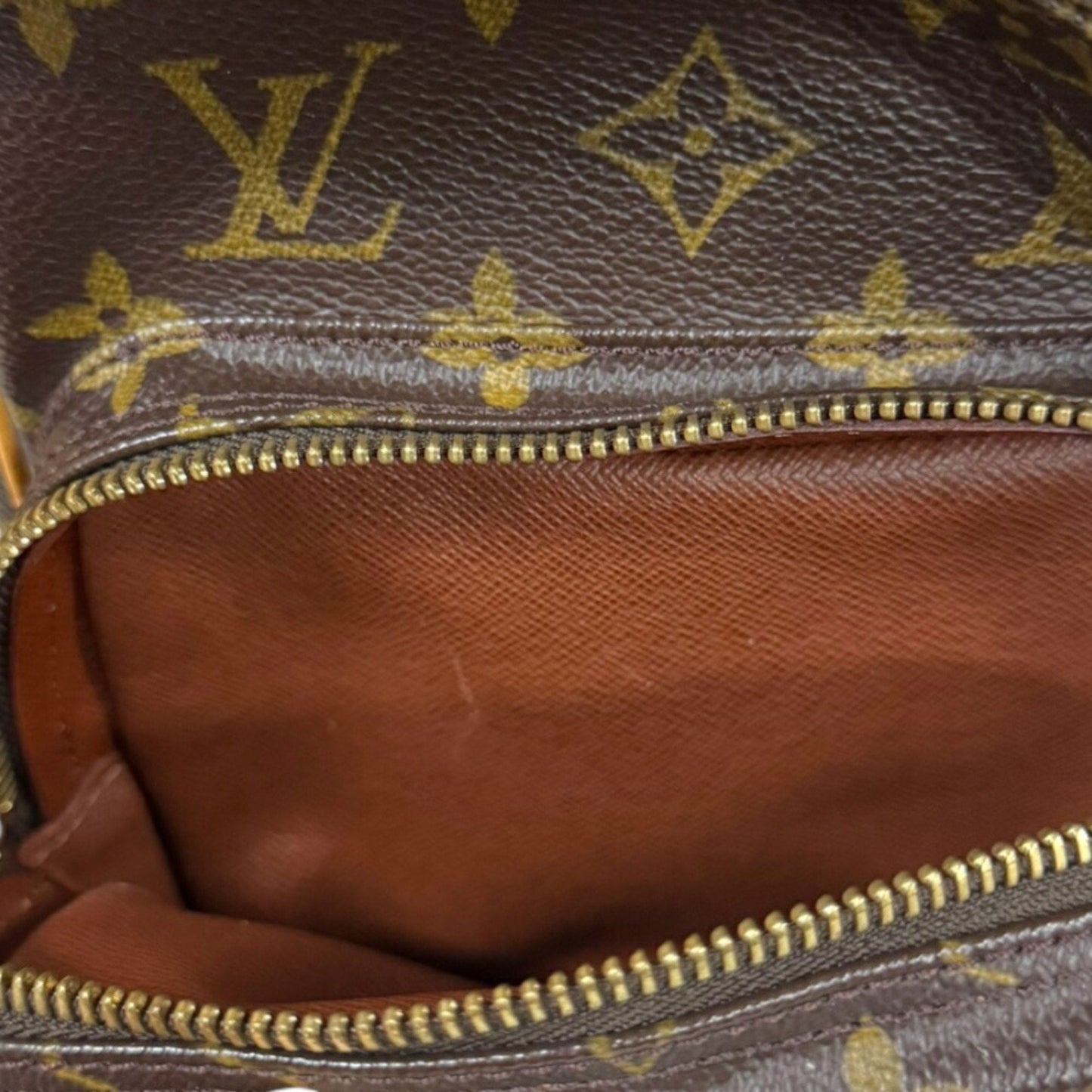 Louis Vuitton Brown Monogram Canvas Shoulder Bag
