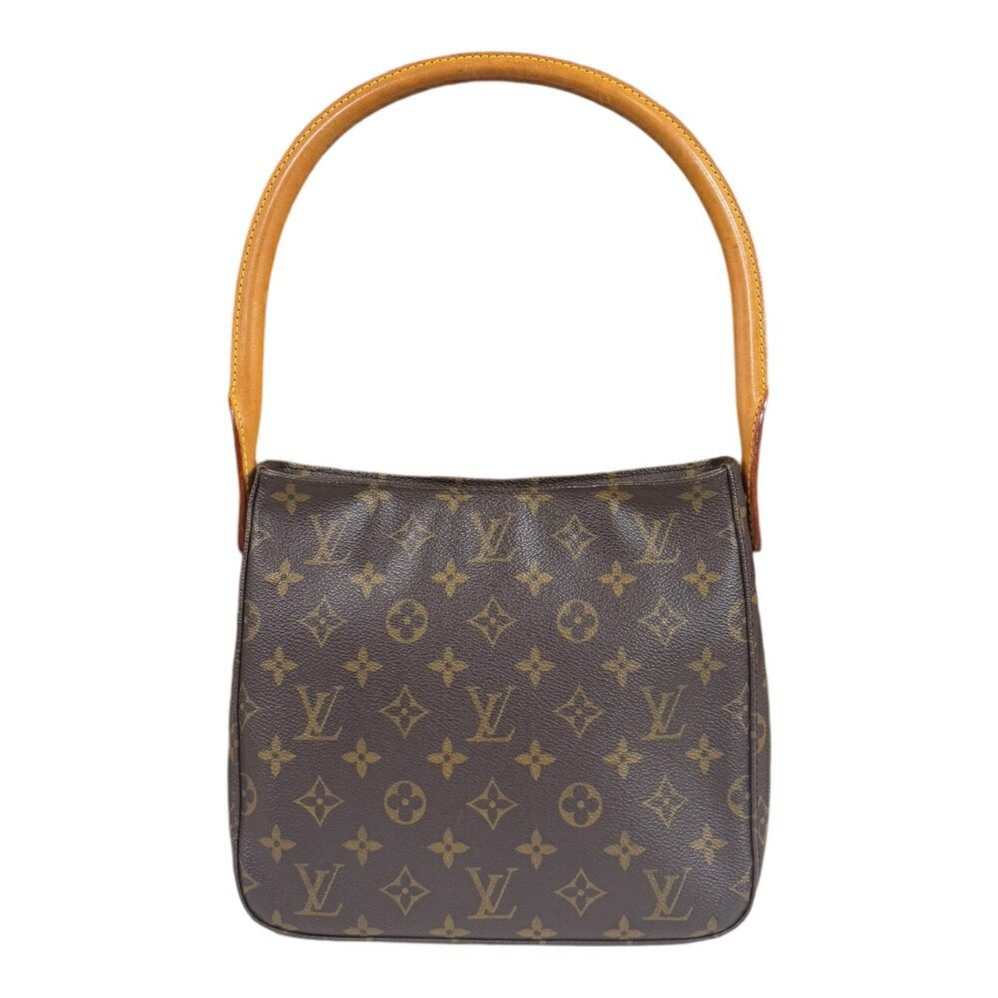 Louis Vuitton Brown Monogram Canvas Shoulder Bag ()