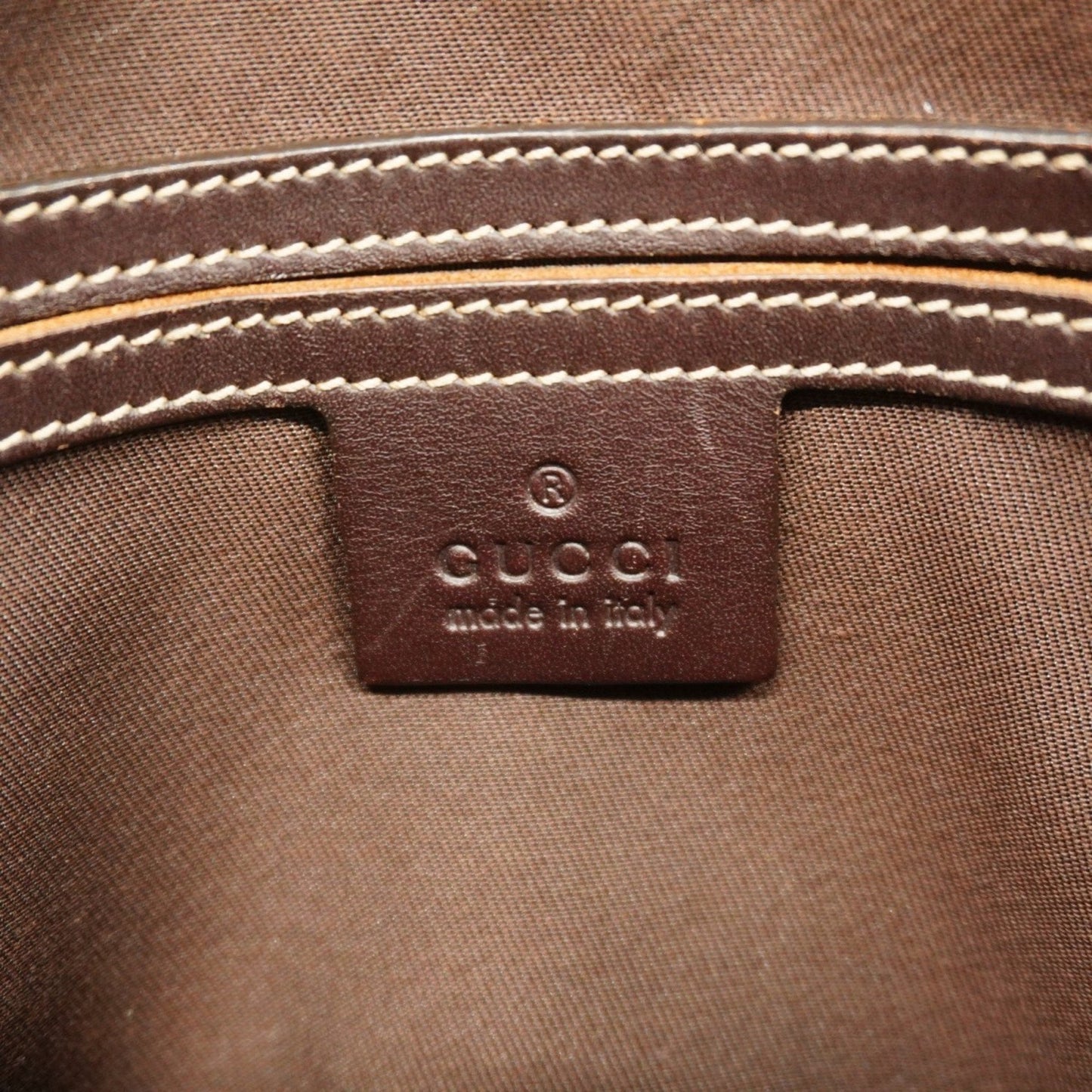 Gucci Brown Pvc Shoulder Bag