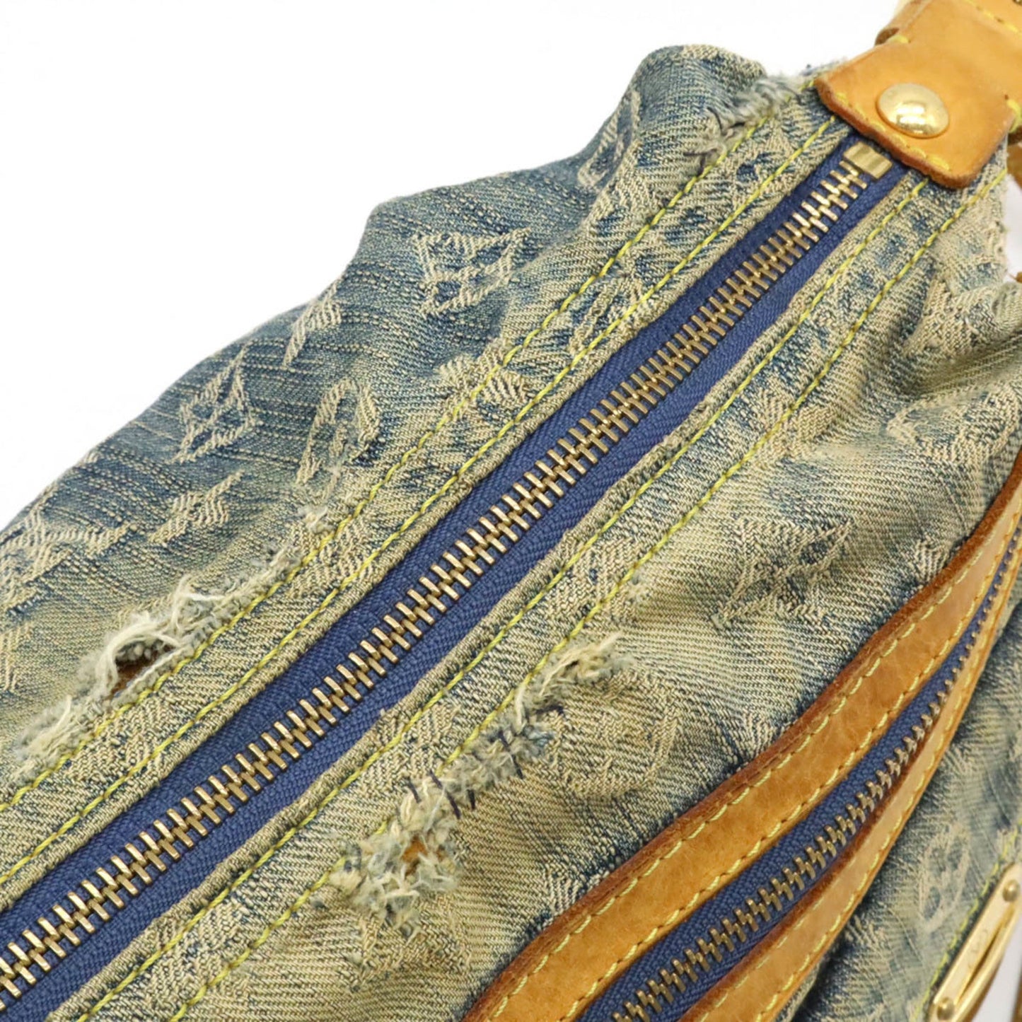 Louis Vuitton Blue Monogram Denim Shoulder Bag