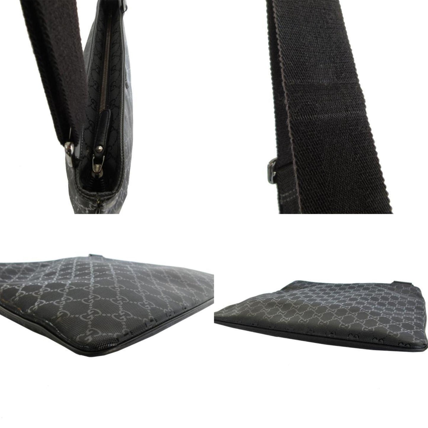 Gucci Black Pvc Shoulder Bag