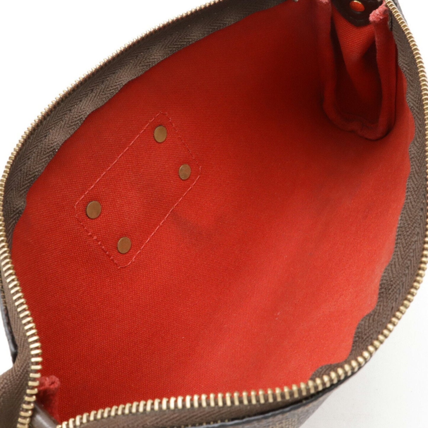Louis Vuitton Damier Brown Pvc Clutch Bag Shoulder Bag