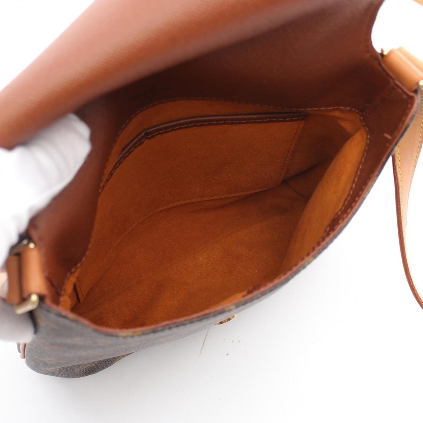 Louis Vuitton Brown Pvc Leather Shoulder Bag