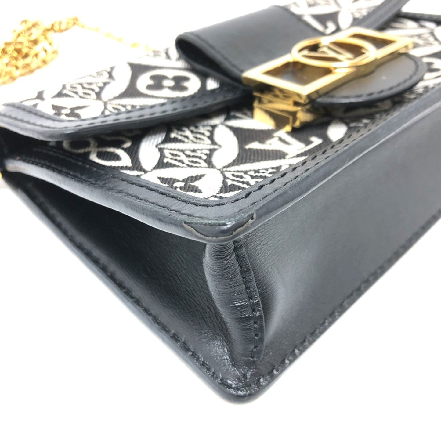 Louis Vuitton Navy Cloth Shoulder Bag