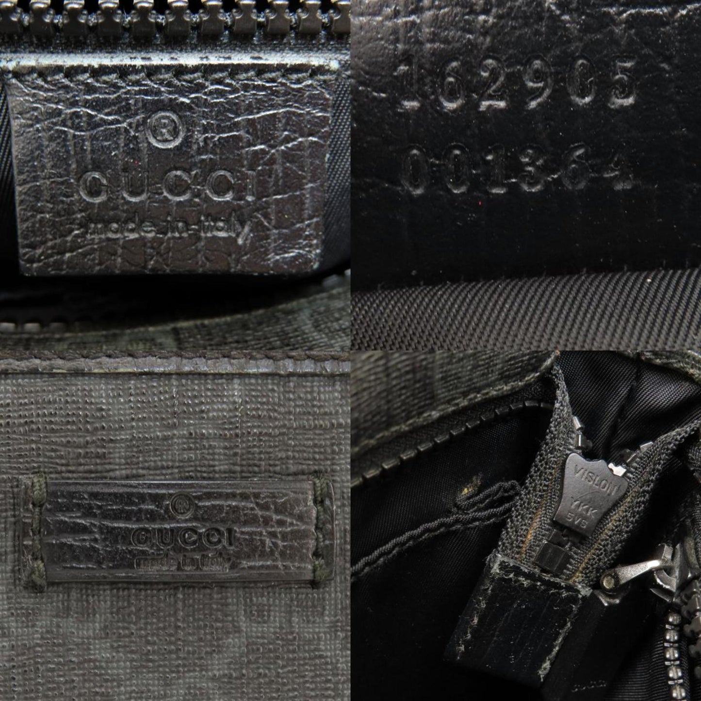 Gucci Black Pvc Shoulder Bag