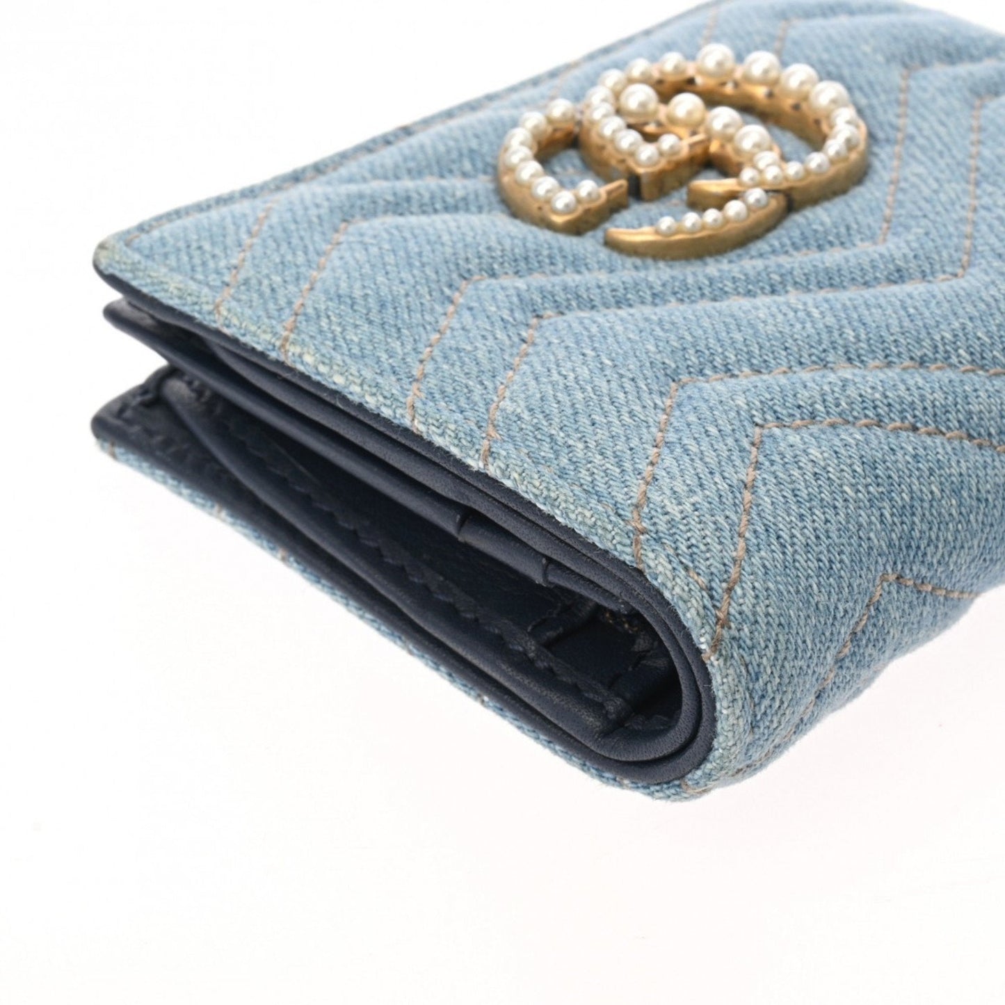 Gucci Blue Denim Wallet (Bi-Fold)
