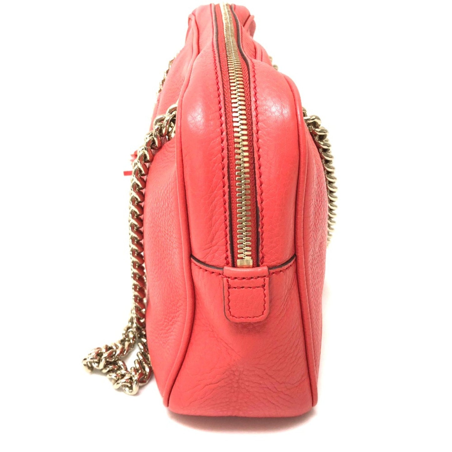 Gucci Pink Leather Shoulder Bag