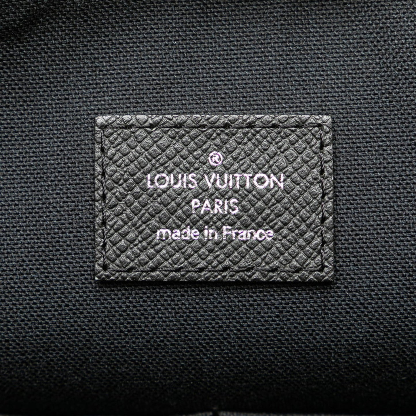 Louis Vuitton Ardoise Black Leather Shoulder Bag
