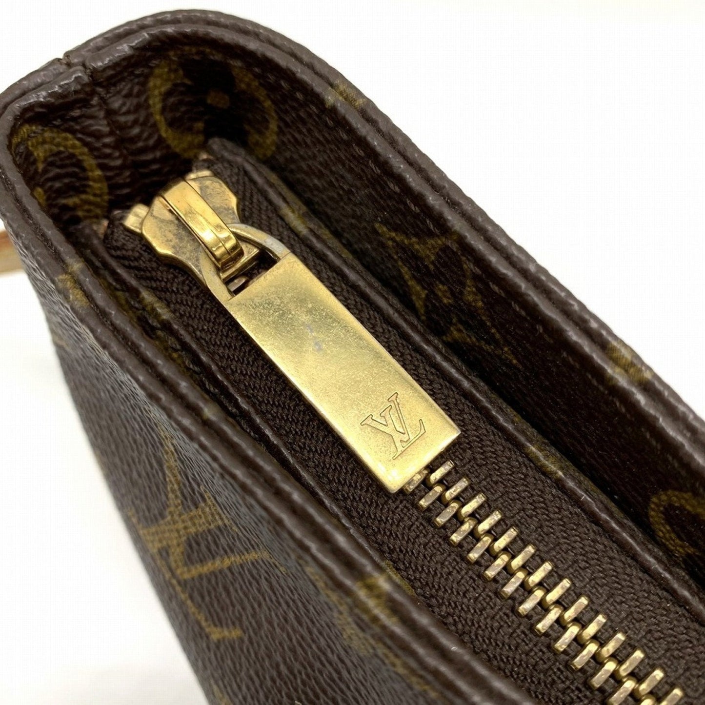 Louis Vuitton Brown Monogram Canvas Shoulder Bag