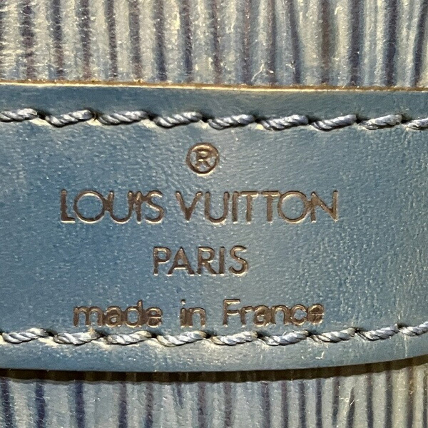 Louis Vuitton Toledo Blue Epi Leather Shoulder Bag