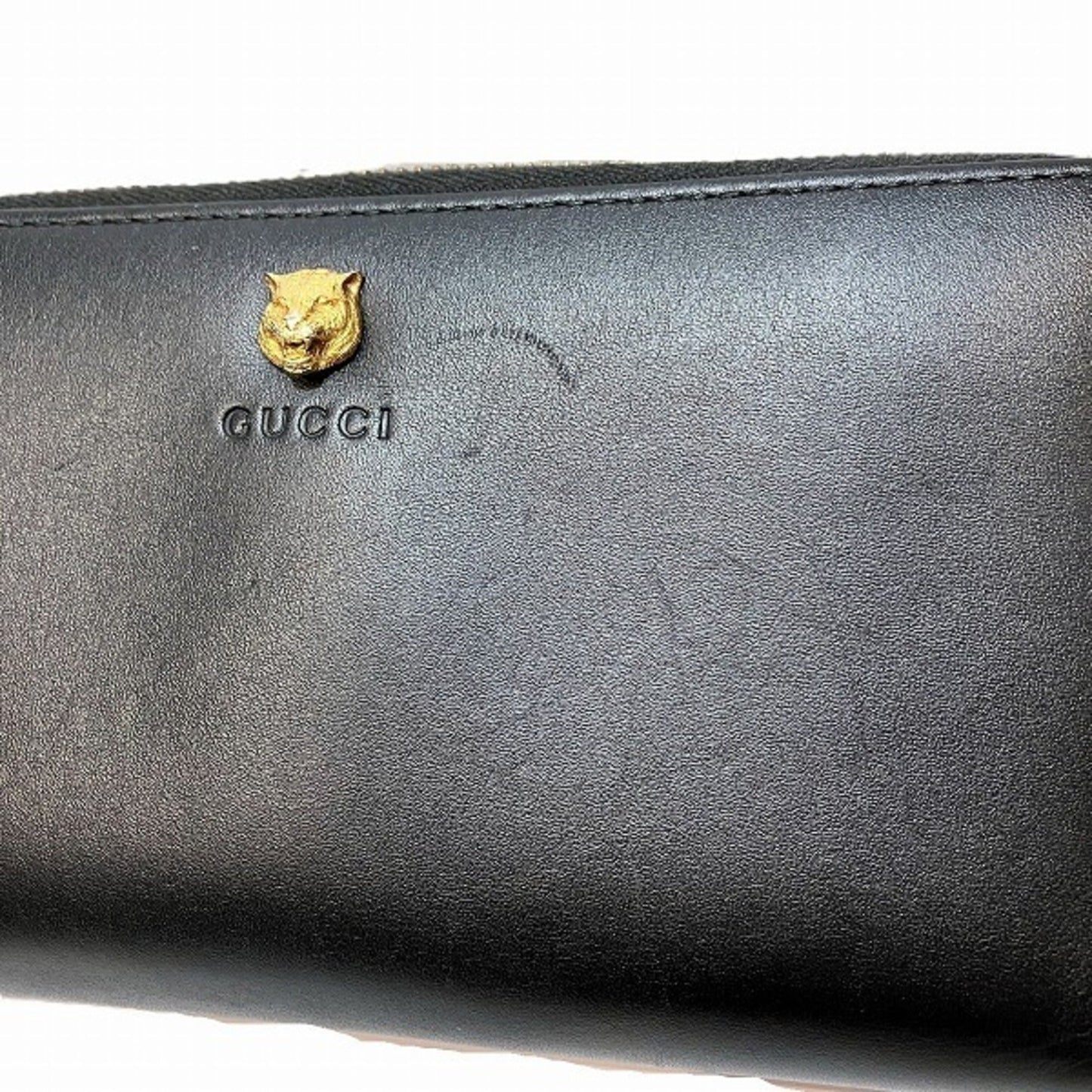 Gucci Black Leather Coin Purse/Coin Case