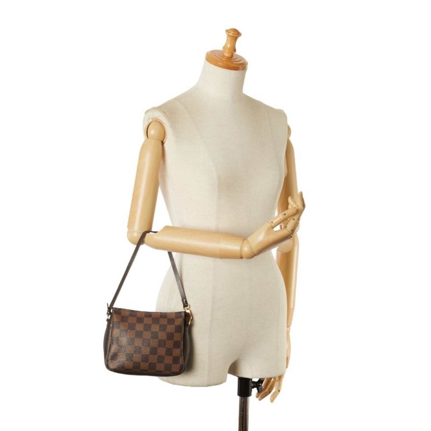 Louis Vuitton Brown Pvc Leather Shoulder Bag