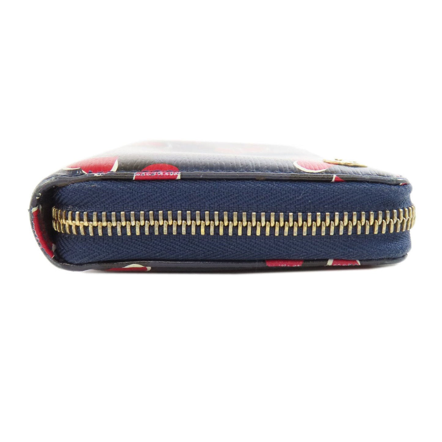 Gucci Navy Leather Long Wallet (Bi-Fold)