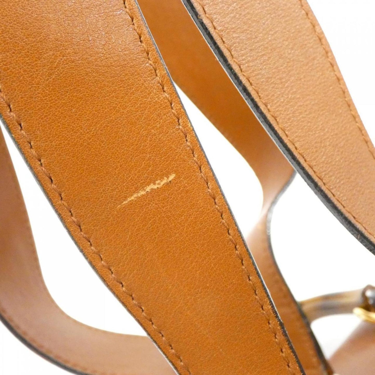 Gucci Brown Leather Backpack