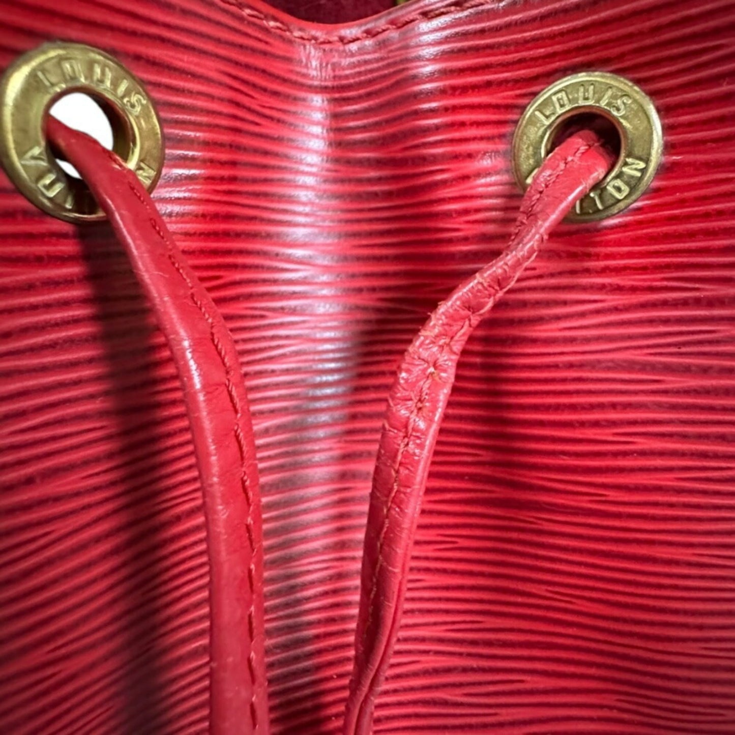 Louis Vuitton Epi Red Color Epi Leather Shoulder Bag