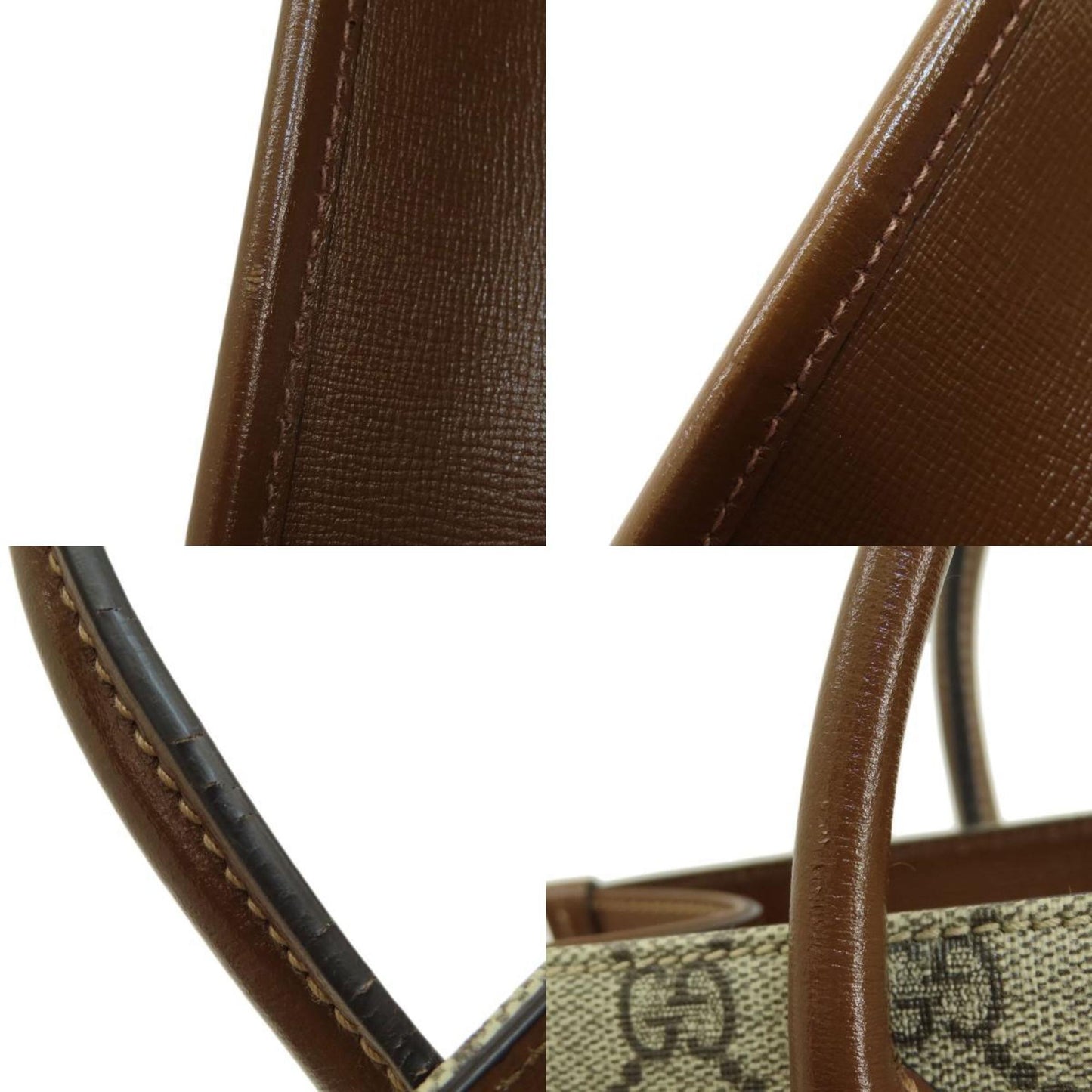 Gucci Brown Pvc Handbag