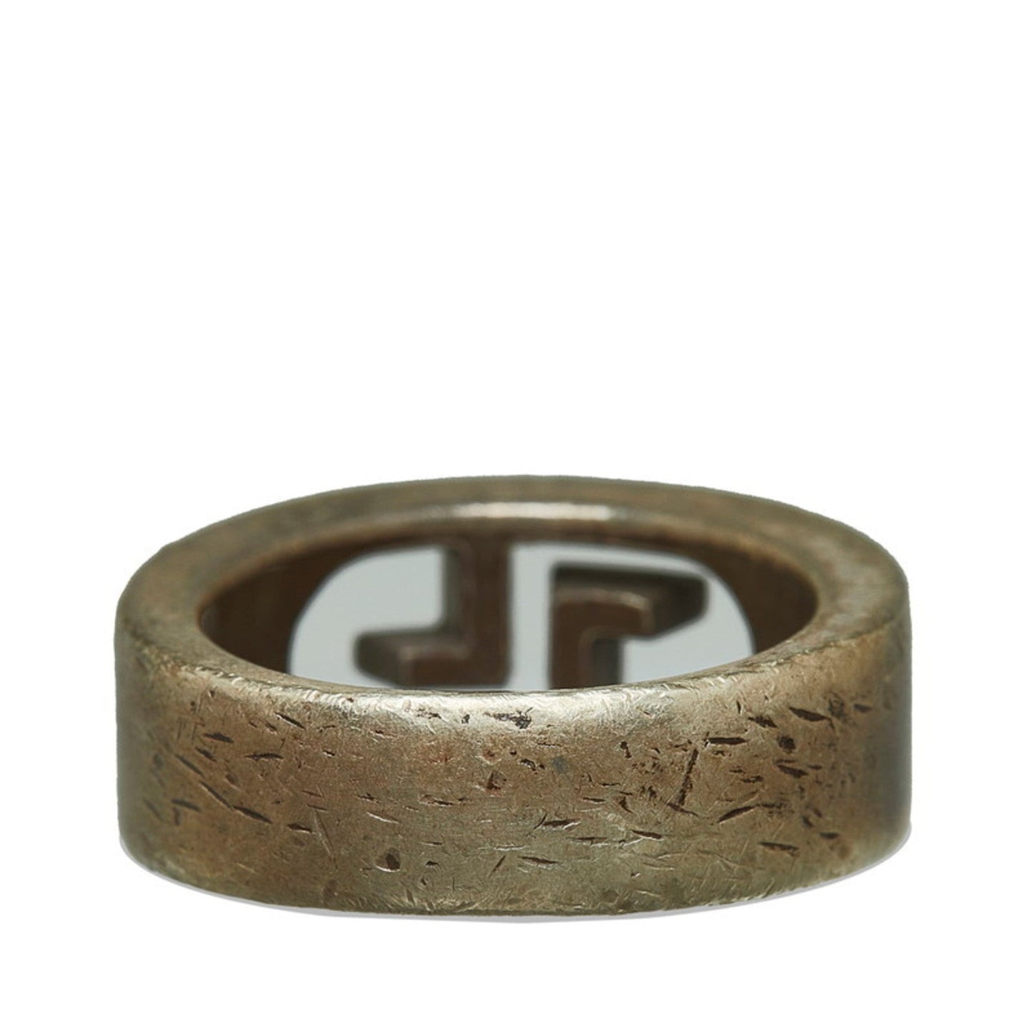 Gucci Silver Metal Band Ring