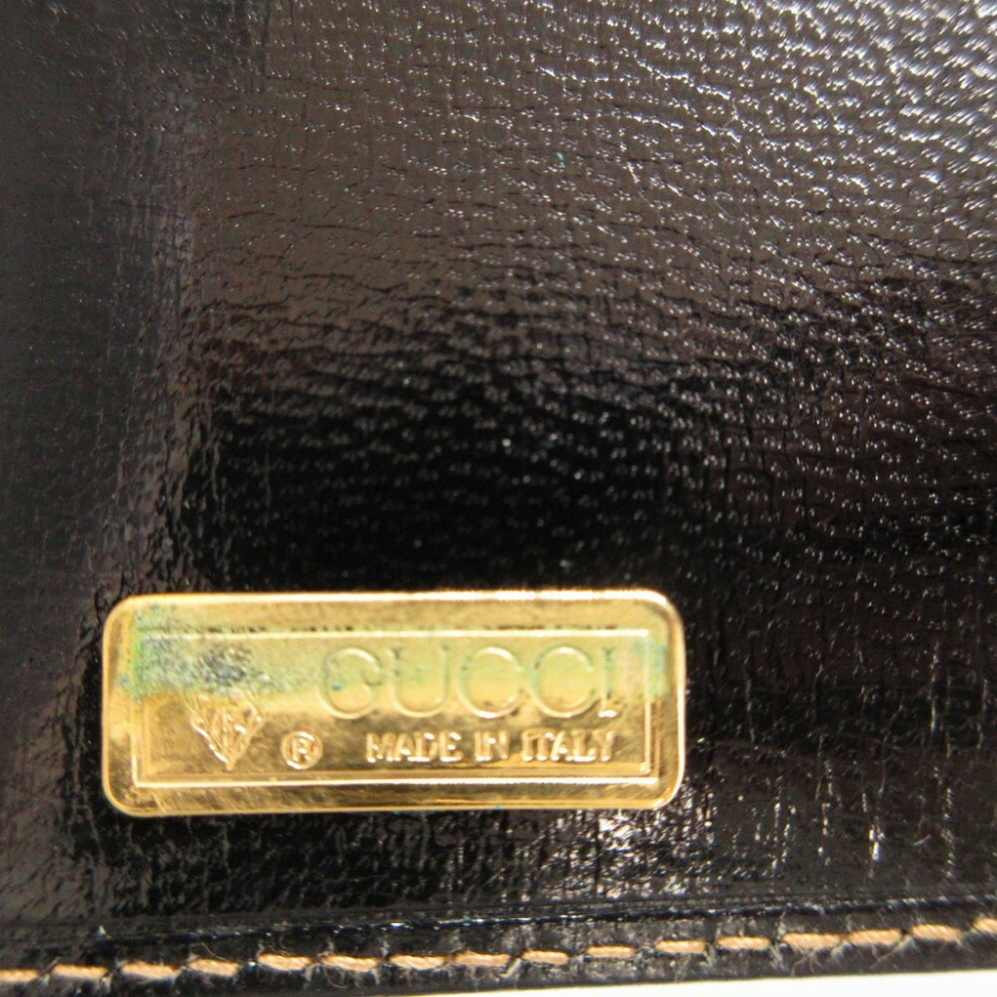 Gucci Black Leather Bill Wallet (Bi-Fold)