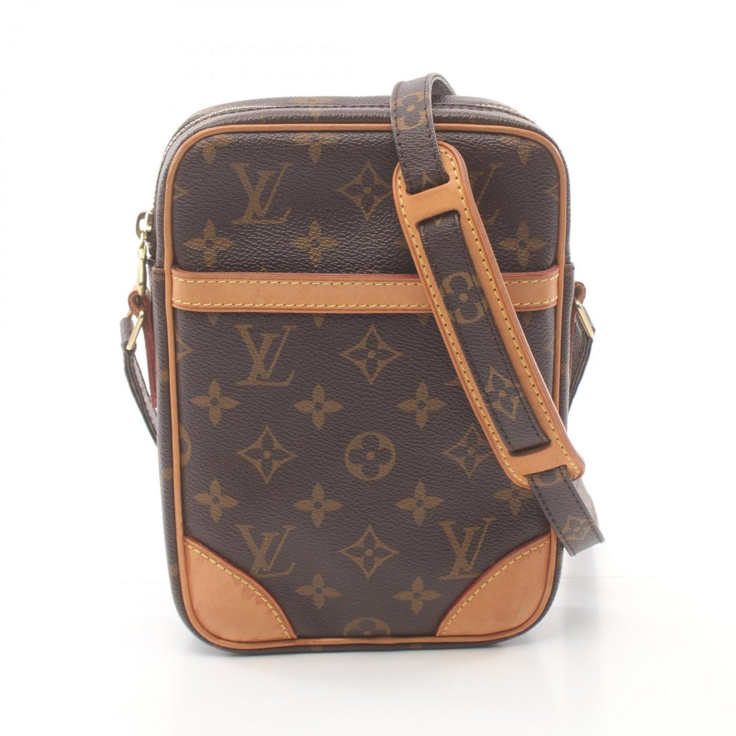 Louis Vuitton Brown Pvc Leather Shoulder Bag