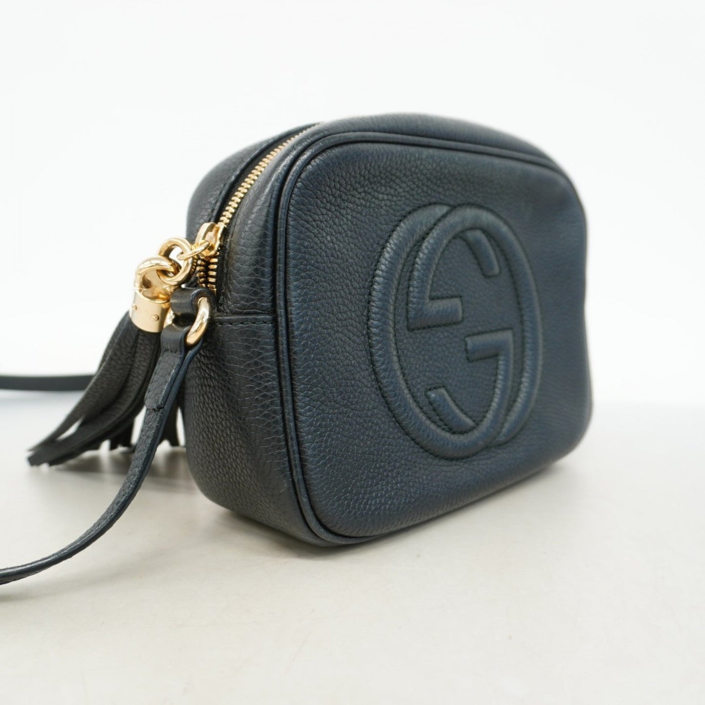 Gucci Black Leather Shoulder Bag