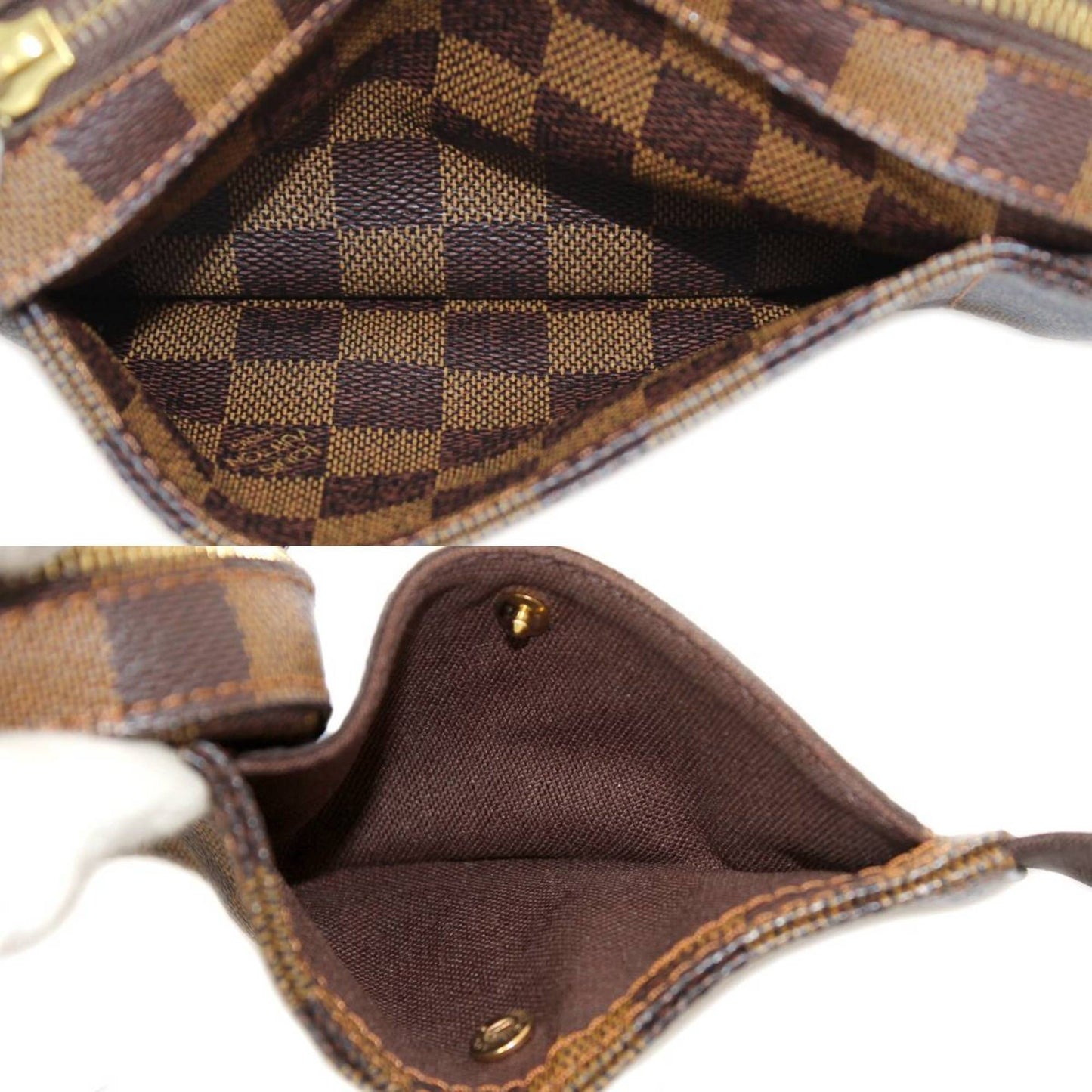 Louis Vuitton Damier Damier Canvas Ebene Shoulder Bag Sling Bag