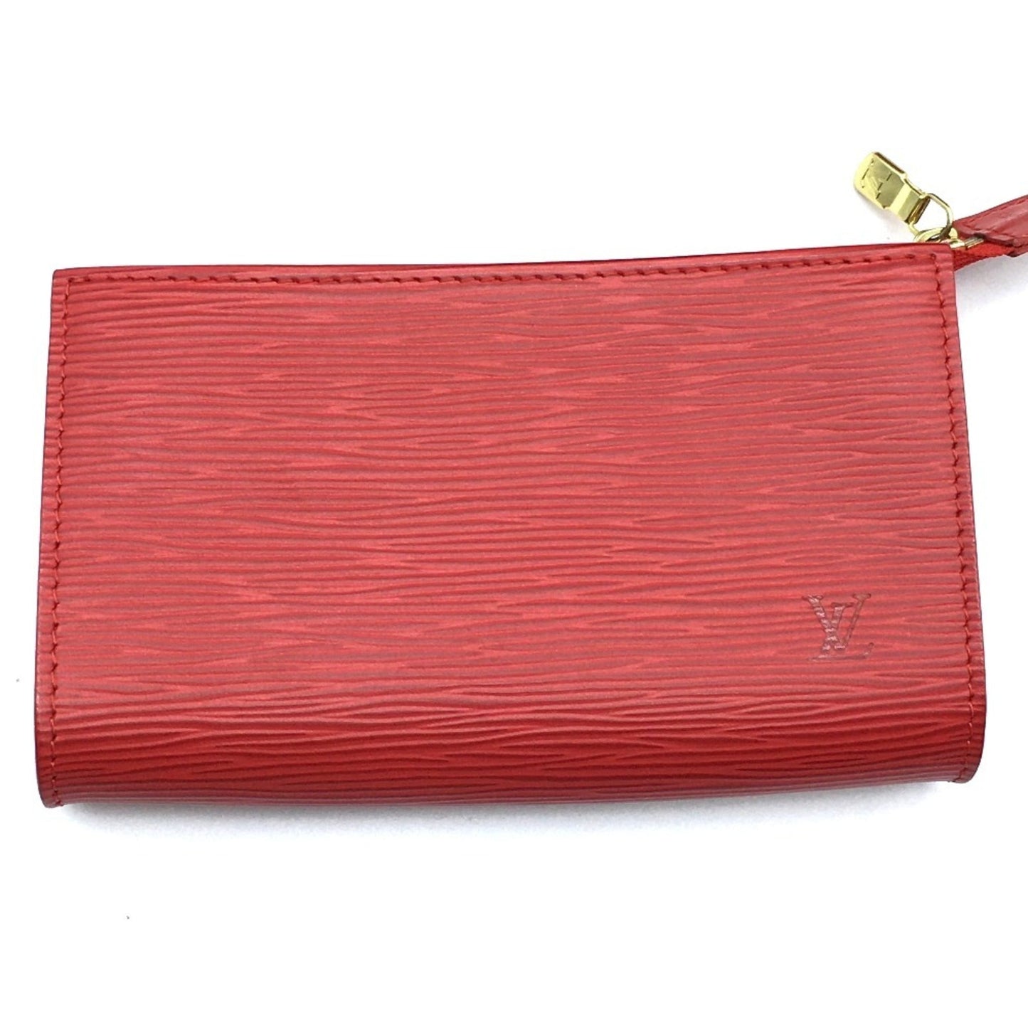 Louis Vuitton Red Leather Shoulder Bag