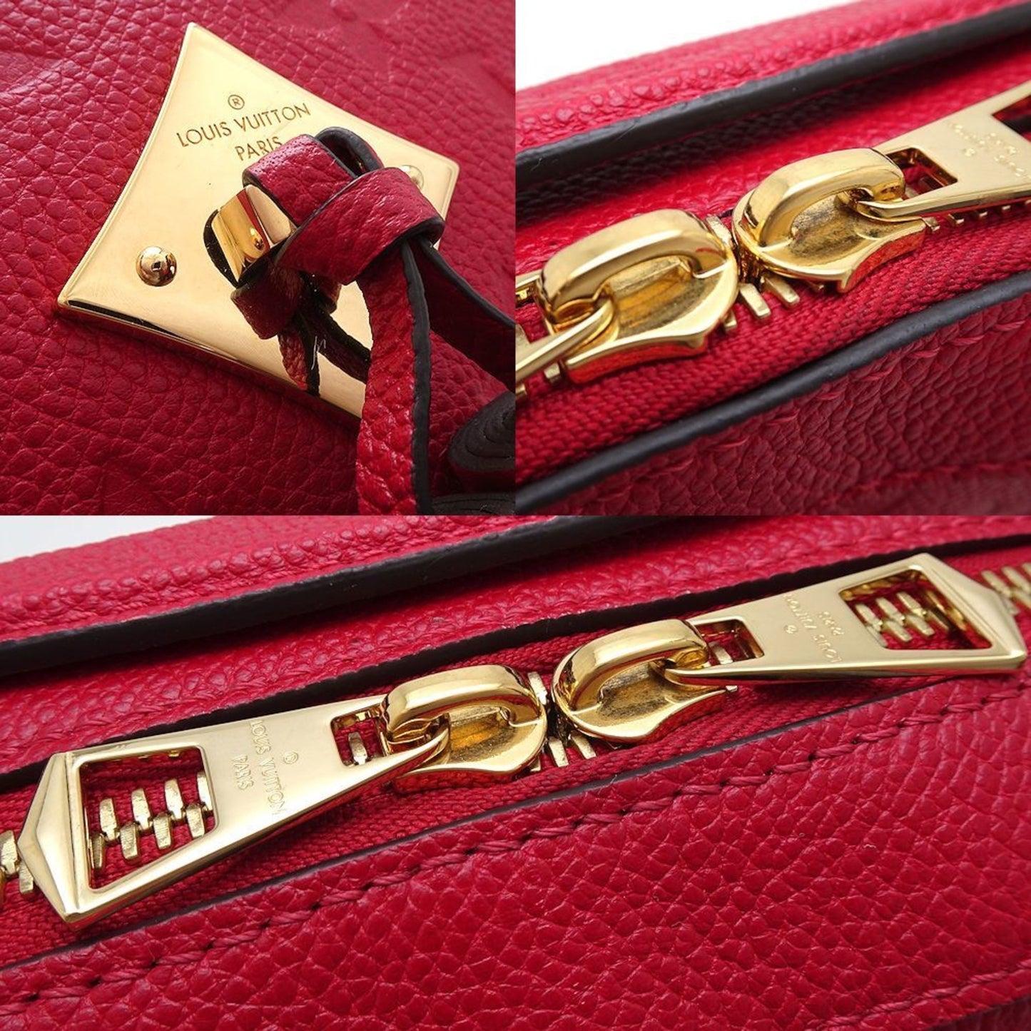 Louis Vuitton Sacrlet Leather Shoulder Bag