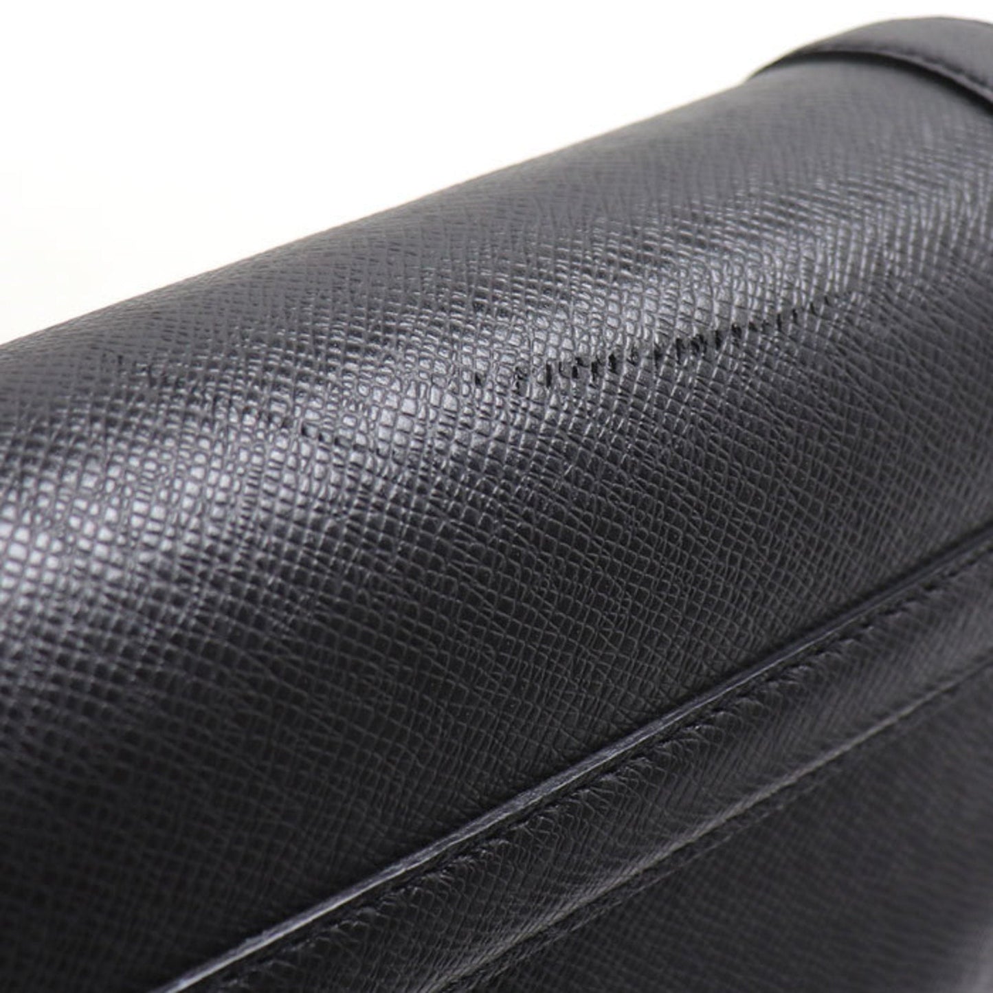 Louis Vuitton Black Taiga Leather Shoulder Bag