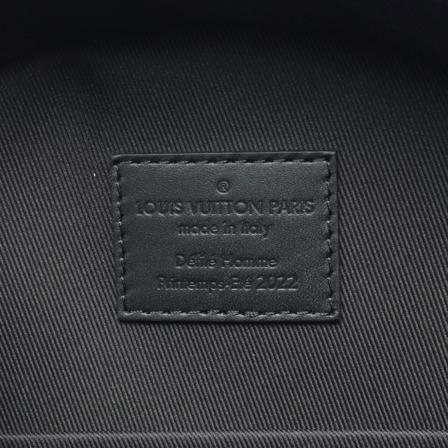 Louis Vuitton Black Brown Monogram Leather Shoulder Bag