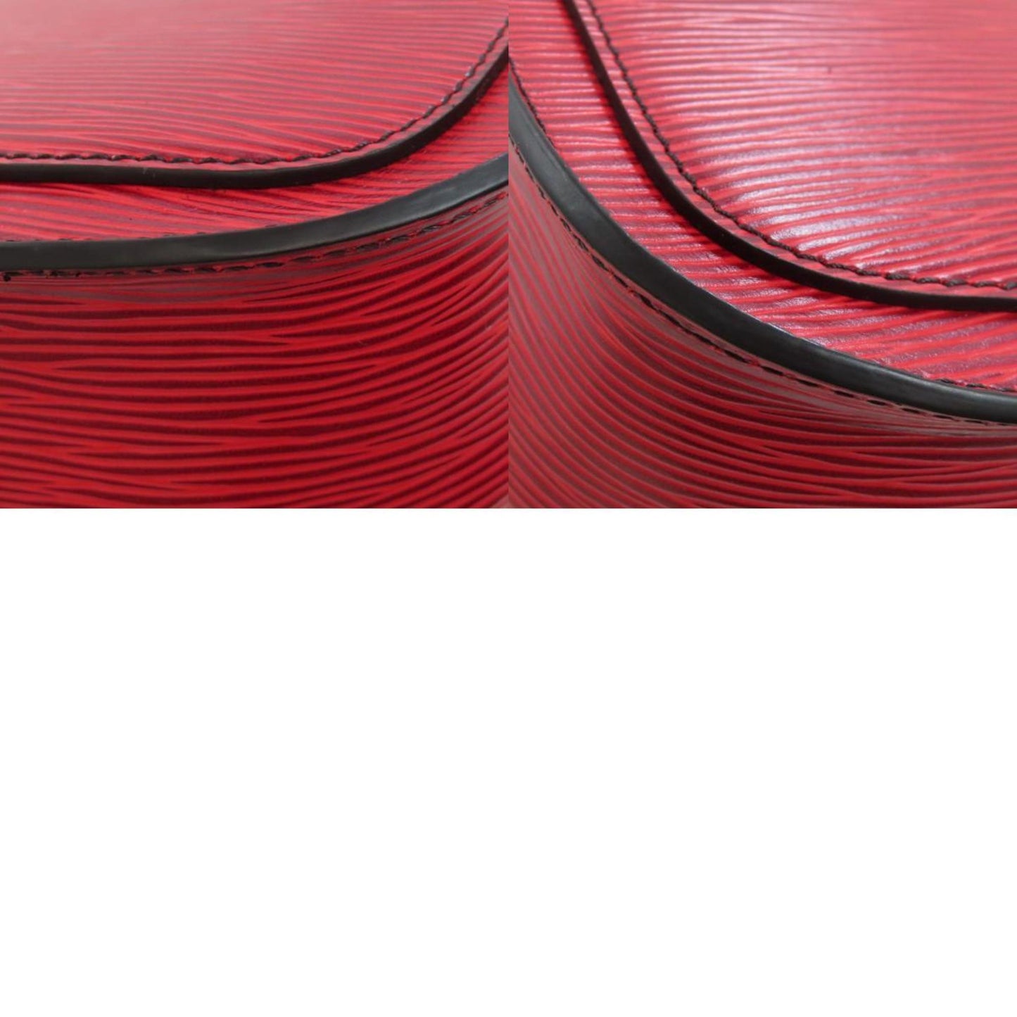 Louis Vuitton Red Color Epi Leather Shoulder Bag