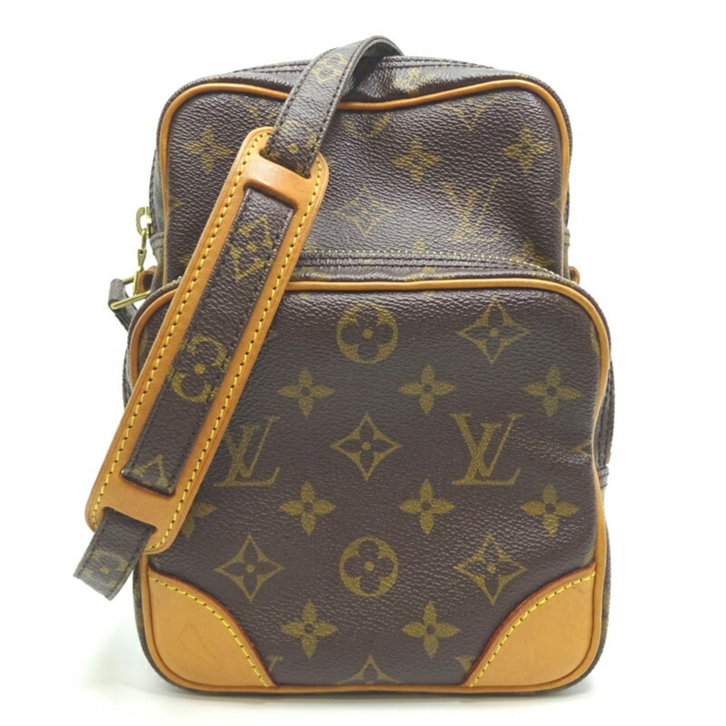 Louis Vuitton Brown Monogram Shoulder Bag ()