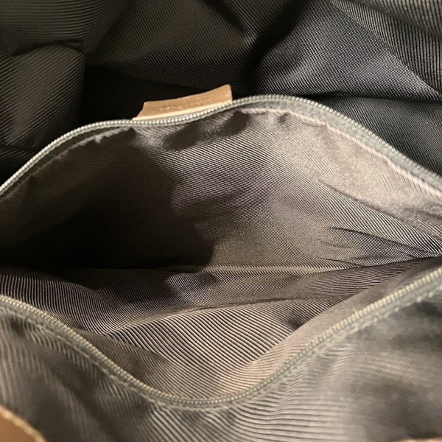 Gucci Beige Brown Gg Canvas Leather Tote Bag