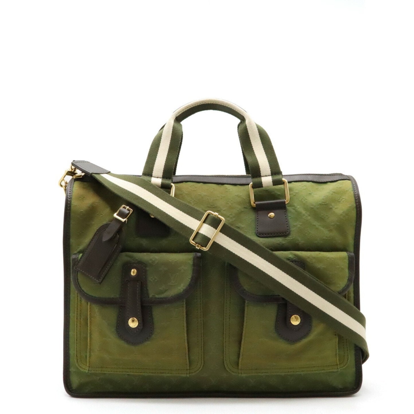 Louis Vuitton Monogram Mini Tst Khaki Canvas Leather Shoulder Bag