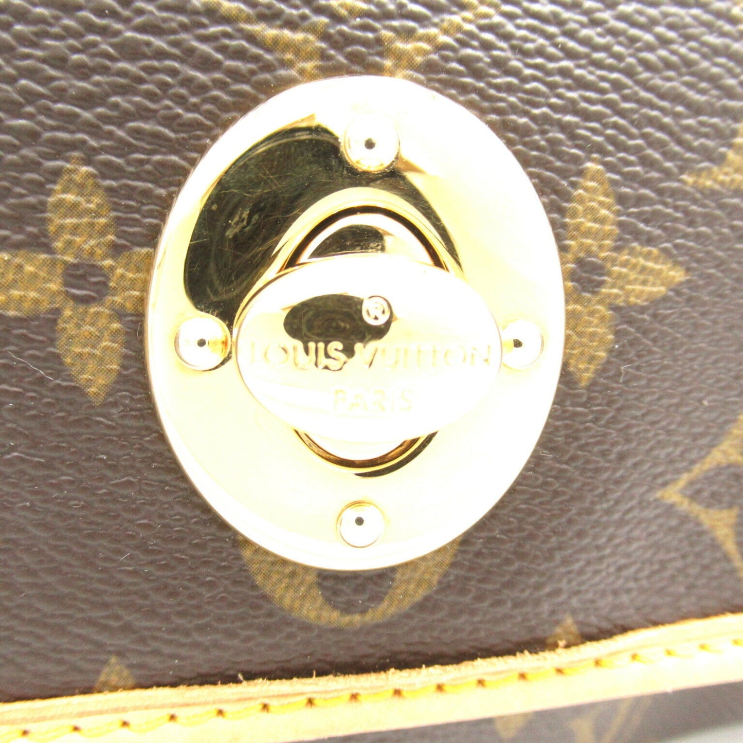 Louis Vuitton Brown Monogram Coated Canvas Shoulder Bag
