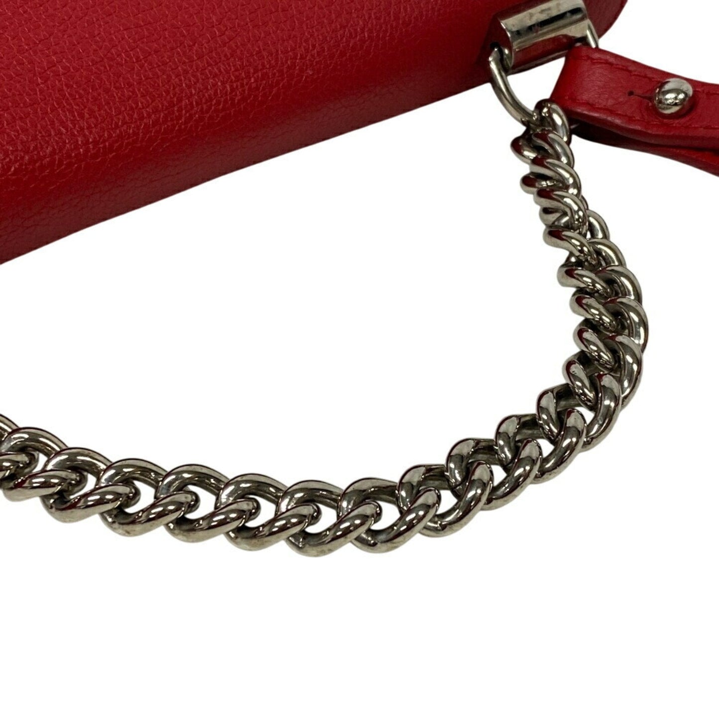 Louis Vuitton Red Color Leather Shoulder Bag