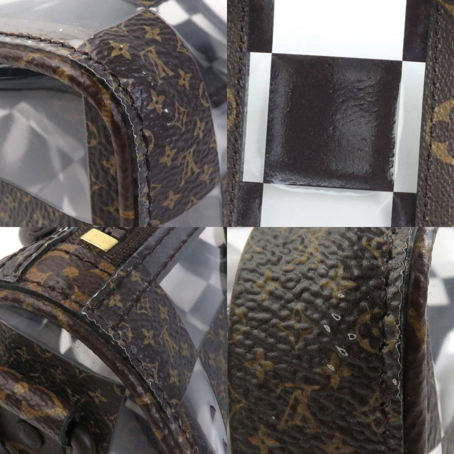 Louis Vuitton Brown Monogram Pvc Handbag Shoulder Bag